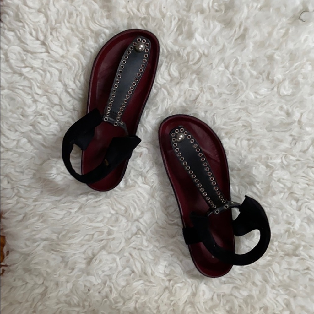 Isabel Marant Studded Sandal -leather and suede
